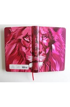 Image of Biblia RVR 1960 León de Judá Letra Grande Tamaño Manual Rosado Tapa Dura