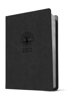 Biblia RVR 1960 de Estudio del Diario Vivir Letra Grande Símil Piel Carbón Letra Roja