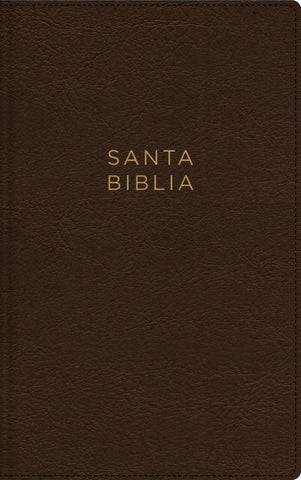 Image of BIBLIA NBLA LETRA GRANDE ULTRAFINA CAFE SIMIL PIEL