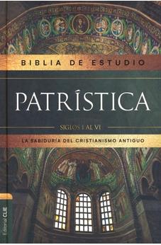 Image of Biblia RVR 1977 de Estudio Patrística Tapa Dura con Índice