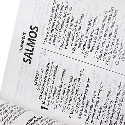 Image of Biblia Em Portugués RA065TILG Tapa Imitación Cuero Rosa Oscuro Índice Digital Encajes