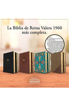 Biblia RVR 1960 Tamaño Manual Símil Piel Café con Índice