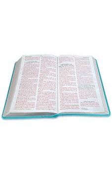 Image of Biblia RVR 1960 Letra Gigante Turquesa Símil Piel