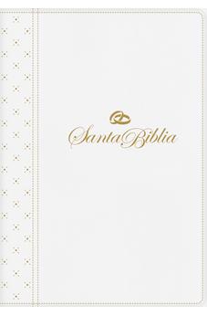 Image of Biblia NTV Letra Grande Tamaño Manualcon Filament Símil Piel Blanco Letra Roja
