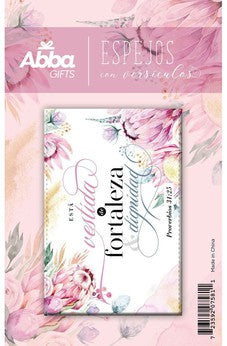 Image of Espejito Compacto de Cuero: Fortaleza y Dignidad