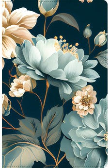 Image of Biblia NTV Ultrafina con Filament Floral Símil Piel con Índice y Cierre