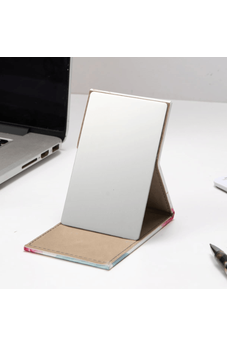 Image of Espejito Compacto de Cuero No Temas