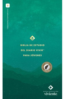 Image of Biblia NTV de Estudio Diario Vivir para Jóvenes Verde Tapa Dura