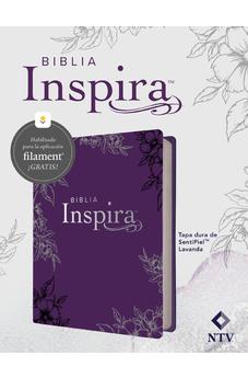 Image of Biblia NTV Inspira con Filament Tapa Dura de Símil Piel Lavanda