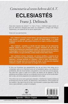 Image of Eclesiastés: Comentario al Texto Hebreo del Antiguo Testamento