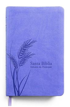 Image of Biblia RVR 1960 Letra Grande Tamaño Manual Lavanda Claro Símil Piel