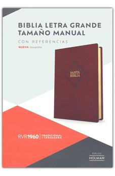 Image of Biblia RVR 1960 Tamaño Manual Símil Piel Café
