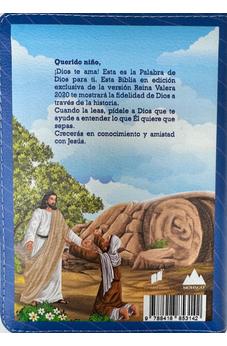 Biblia RVR 2020 para Niños Azul Vinilo con Cierre
