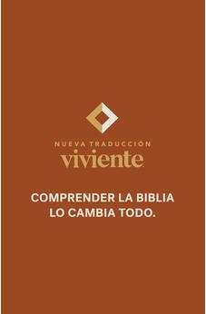 Biblia NTV Letra Grande Tamaño Manual con Filament Símil Piel Azul Oscuro Letra Roja