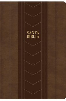 Biblia RVR 1960 Letra Grande Tamaño Manual Símil Piel Marrón