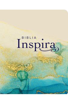 Image of Biblia NTV Inspira con Filament Símil Piel Oro