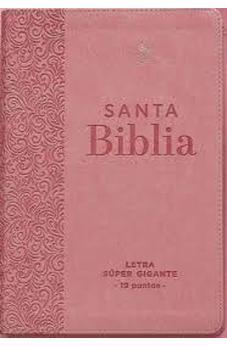 Image of Biblia RVR 1960 Letra Súper GiganteTapa dura Rosa Manual
