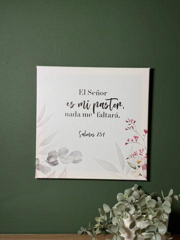 Image of Cuadro Canva: (11.80x11.80) El Señor es mi Pastor