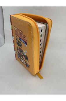 Image of Biblia RVR 1960 para Niños mi Gran Viaje Naranja Símil Piel con Índice y Cierre