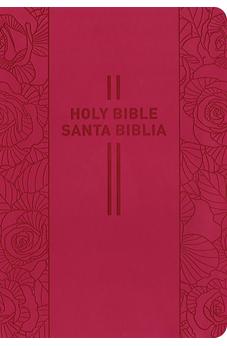 Image of Biblia Bilingüe NLT/NTV Piel Pink Rose