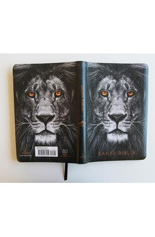 Image of Biblia Tamaño Manual Letra Grande Léon de Judá Símil Piel