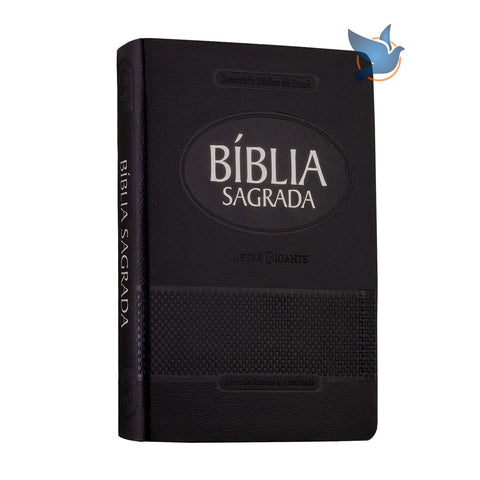 Image of Biblia Em Portugués RA065TILG Tapa Imitación Cuero Negro Índice Digital