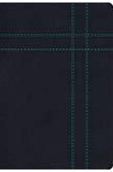 Biblia RVR 1960 KJV Bilingüe Tamaño Personal Símil Piel Negro