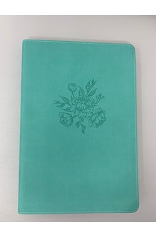 Image of Biblia NVI de la Mamá Ocupada Piel Turquesa Letra Roja