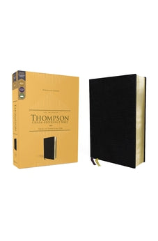 Image of KJV, Thompson Chain-Reference Bible, European Bonded Leather, Black, Red Letter, Comfort Print