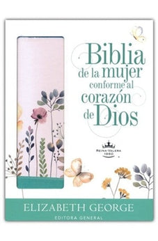 Biblia RVR 1960 de la Mujer Conforme al Corazón de Dios Piel Imitación Jardín