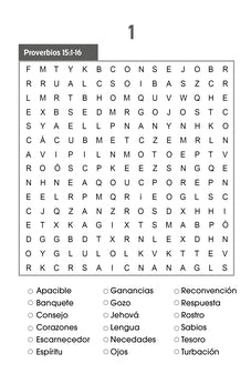 Sopa de Letras de la Biblia Letra Grande Libro 2