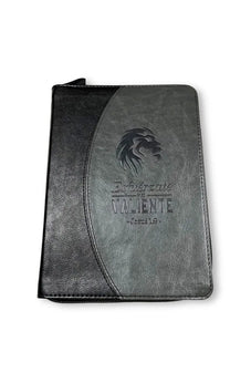 Image of Libreta Imitación Piel Negro con Cierre: Esfuérzate