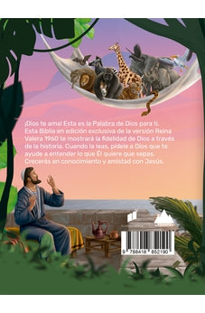 Biblia RVR 1960 para Niños Vinilo con Cierre