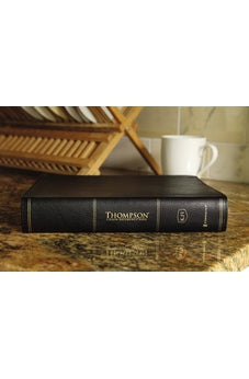 Image of KJV, Thompson Chain-Reference Bible, European Bonded Leather, Black, Red Letter, Comfort Print