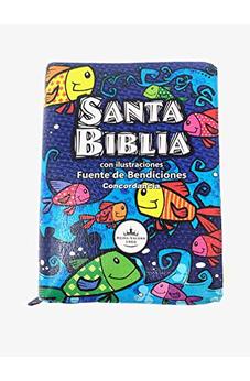 Biblia RVR 1960 Símil Piel Colores con Cierre con Índice