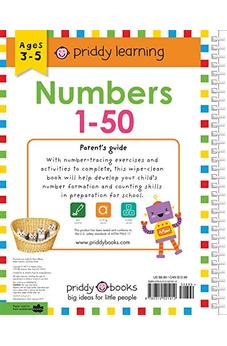 WIPE CLEAN WORKBOOK: NUMBERS 1-50: AGES 3-5; WIPE-CLEAN WITH PEN (WIPE CLEAN LEARNING BOOKS)