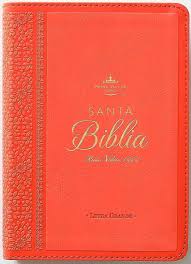 Image of Biblia RVR 1960 Letra Grande Tamaño Manual Neoclassic Coral Símil Piel