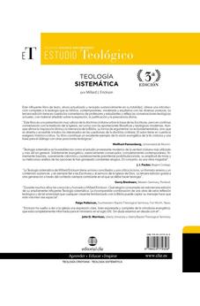 Teología Sistemática De Erickson 3a Edición