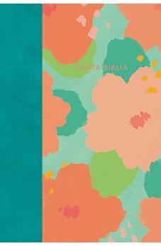 Image of Biblia RVR 1960 Letra Gigante Floral Símil Piel Con Índice