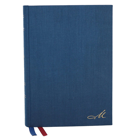 Image of NKJV MacArthur Study Bible 2nd Edition Cloth over Board Blue Comfort Print: Unleashing God's Truth One Verse at a Time