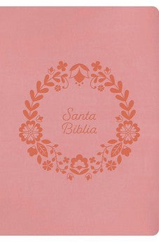 Image of Biblia RVR 1960 Premios y Regalos Rosa Símil Piel