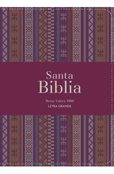 Image of Biblia RVR 1960 Compacta Letra Grande 11 puntos Símil Piel Andina Borgoña