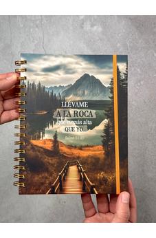 Libreta de Anillas con Elásico Llévame a la Roca