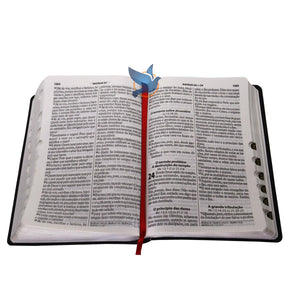 Biblia Em Portugués RA065TILG Tapa Imitación Cuero Negro Índice Digital