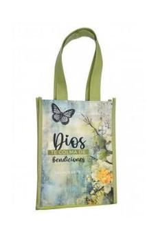 Bolsa Tote Bag Pequeña a Todo Color Dios Te Colma