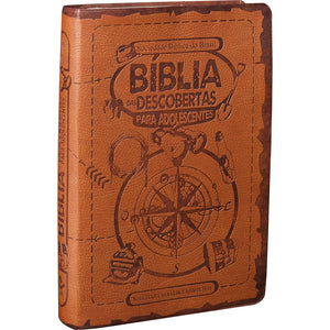 Biblia Em Portugués NTLH065BDA Tapa Imitación Cuero Marrón