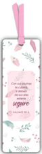Marcador de Libro con Ribbon Con sus Plumas te Cubrirá