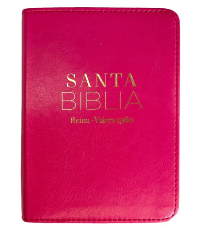 Image of BIBLIA RVR 1960 COMPACTA FUCSIA SIMIL PIEL
