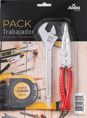 Pack Creativo 2 Bolis + Sticky Notes Trabajador