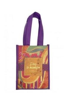 Bolsa Tote Bag Pequeña a Todo Color Dios Te Bendiga